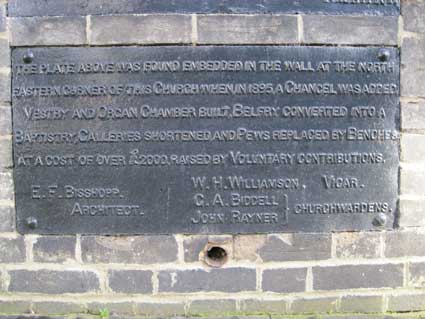 Ipswich Historic Lettering: Holy Trinity Church 3