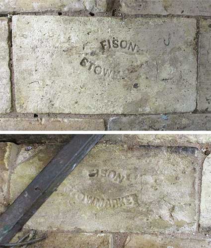 Ipswich Historic Lettering: Holywells Fison bricks