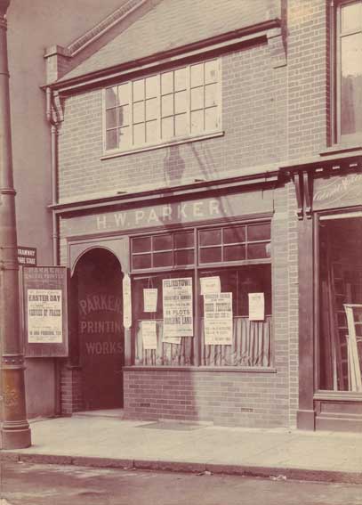 Ipswich Historic Lettering: H.W. Parker 2