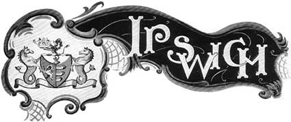 Ipswich Historic Lettering: 1912 banner