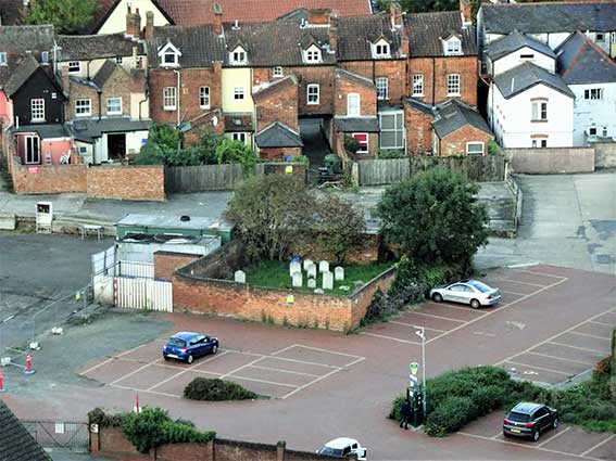 Ipswich Historic Lettering: Jewish cemetery aerial