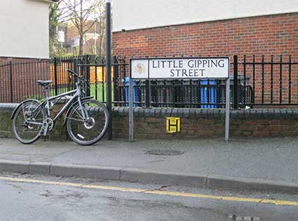 Ipswich Historic Lettering: Lt Gipping St