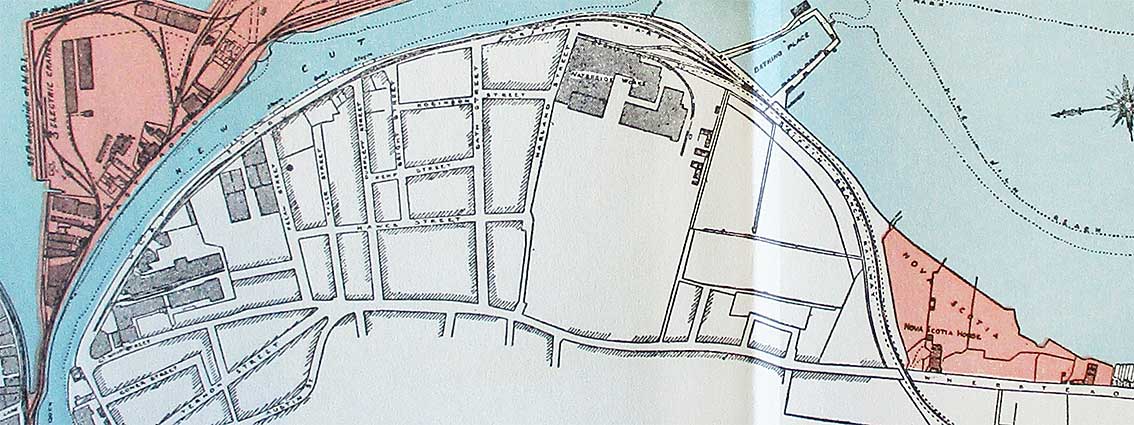 Ipswich Historic Lettering: Royal Show Orwell map 1934