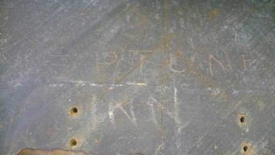 Ipswich Historic Lettering: Neptune clock 4