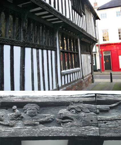 Ipswich Historic Lettering: Oak House carvings