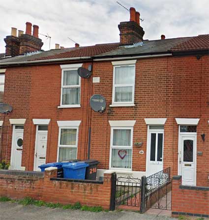 Ipswich Historic Lettering: Omdurman Cottages 1899 2