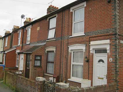 Ipswich Historic Lettering: Parade Cottages 2