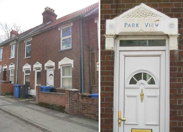 Ipswich Historic Lettering: Park View