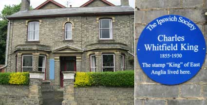 Ipswich Historic Lettering: Whitfield King plaque