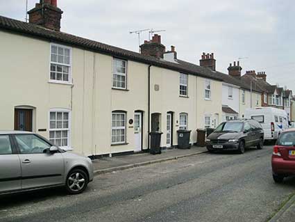 Ipswich Historic Lettering: Poets Cottages 1