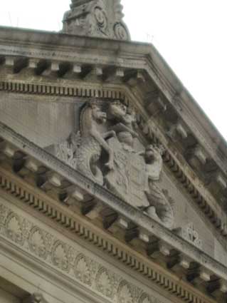 Ipswich Historic Lettering: Post Office crest 4