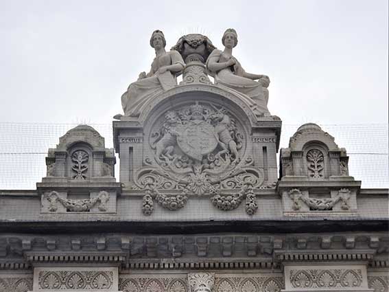 Ipswich Historic Lettering: Post Office front 2020