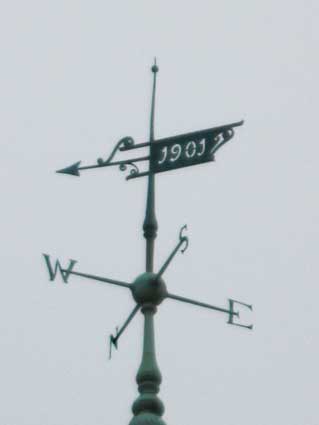 Ipswich Historic Lettering: Princes St weather vane 2