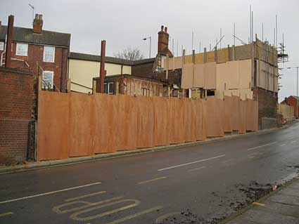 Ipswich Historic Lettering: Rose & Crown Brewery demolition 2