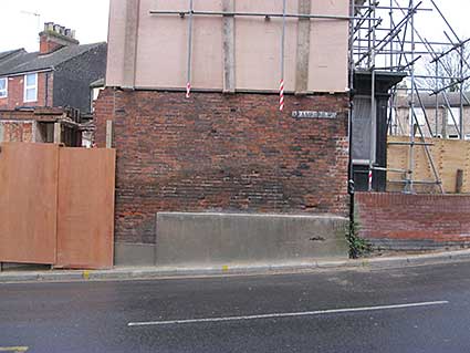 Ipswich Historic Lettering: Rose & Crown Brewery demolition 3