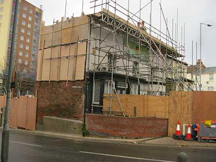 Ipswich Historic Lettering: Rose & Crown Brewery demolition 4