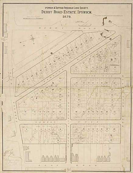 Ipswich Historic Lettering: Rosehill FLS Map 1