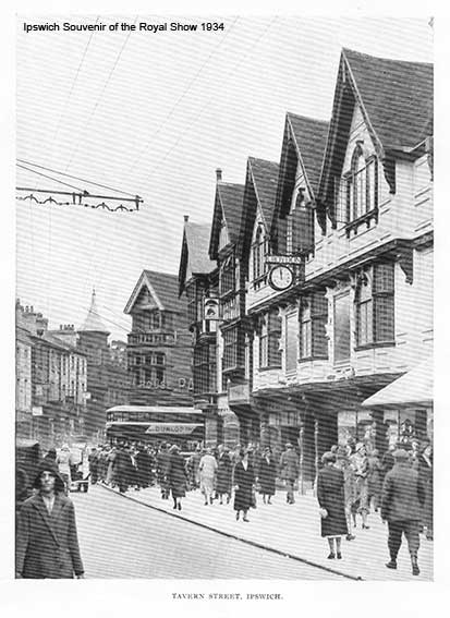 Ipswich Historic Lettering: Tavern St 1934