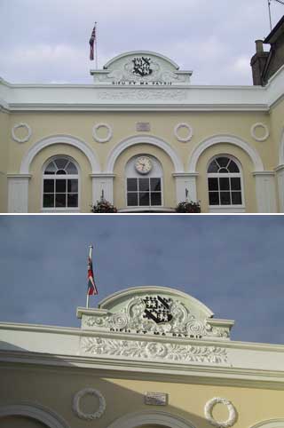 Ipswich Historic Lettering: Saxmundham Market Hall