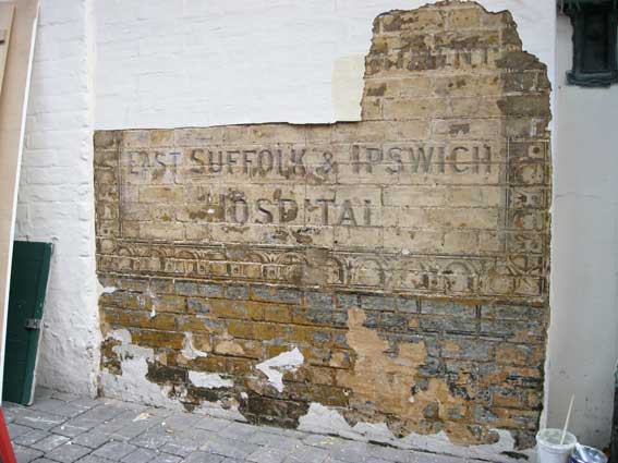 Ipswich Historic Lettering: Scarborow sign 1