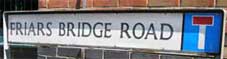 Ipswich Historic Lettering: Friars Bridge Rd small