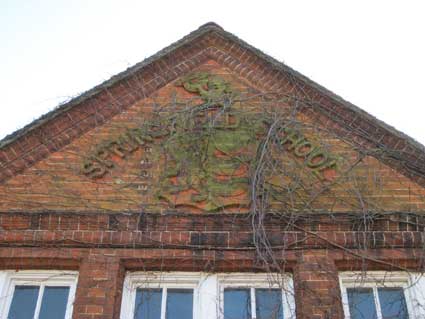 Ipswich Historic Lettering: Springfield crest 2