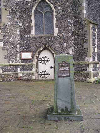 Ipswich Historic Letering: Slade plaque 1