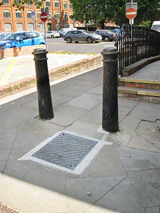 Ipswich Historic Lettering: St Clements Church Lane bollards