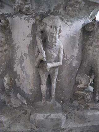 Ipswich Historic Letering: St Clement Church font 3