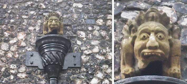 Ipswich Historic Lettering: St Clement Church Gargoyle 3