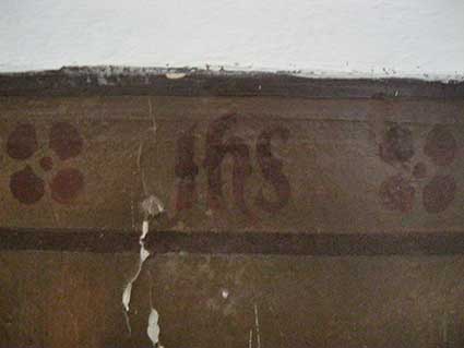 Ipswich Historic Letering: St Clements reredos 9