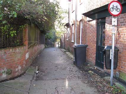 Ipswich Historic lettering: St Helens Church Lane 1