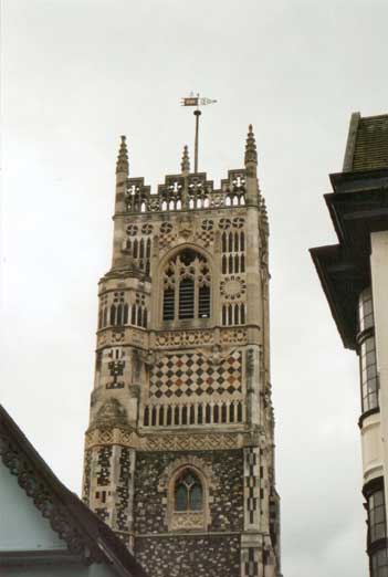 Ipswich Historic Lettering: St Lawrence tower 3