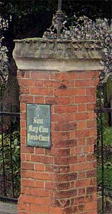 Ipswich Historic Lettering: St Mary At Elms 4