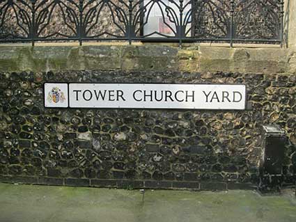 Ipswich Historic Lettering: St Mary Le Tower 12