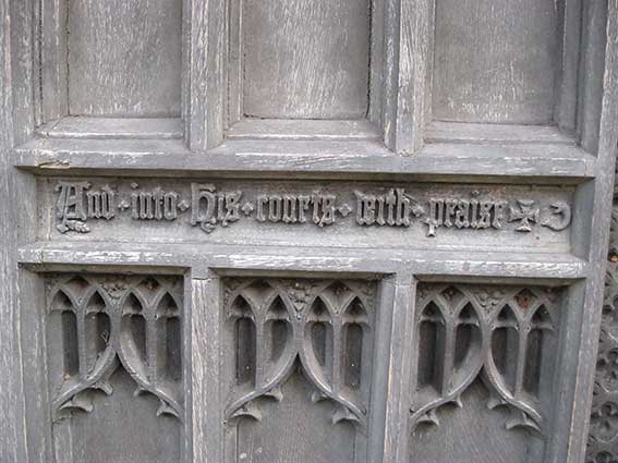 Ipswich Historic Lettering: St Mary-Le-Tower 27