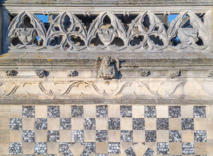 Ipswich Historic Lettering: St Mary-Le-Tower weather cock 2026