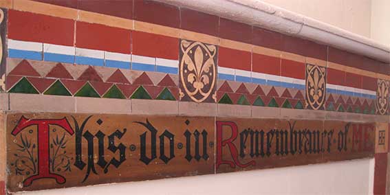 Ipswich Historic Lettering: St Mary at Quay opening 7a