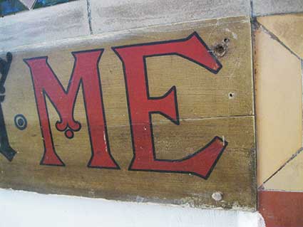 Ipswich Historic Lettering: St Mary at Quay opening 7d