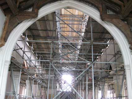 Ipswich Historic Lettering: St Mary at Quay renovation 6