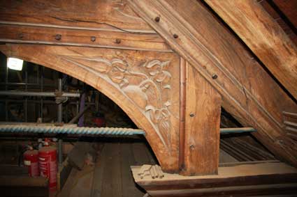 Ipswich Historic Lettering: St Mary at Quay spandrel 1