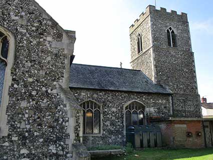 Ipswich Historic Lettering: St Mary-At-Stoke exterior