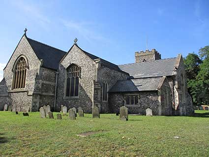 Ipswich Historic Lettering: St Mary-At-Stoke exterior