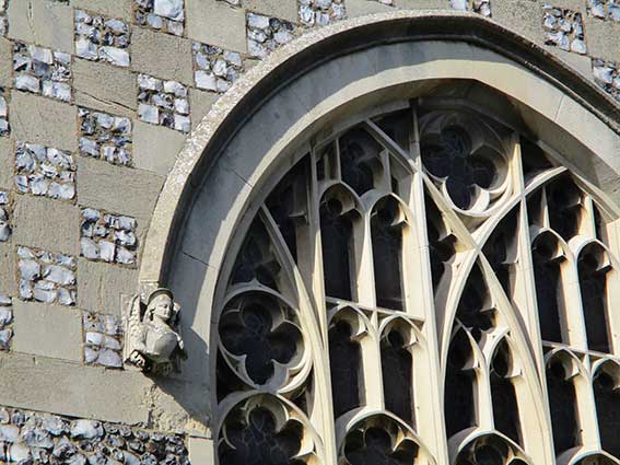 Ipswich Historic Lettering: St Mary-At-Stoke exterior