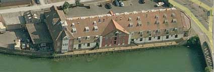 Ipswich Historic Lettering: Stoke Maltings aerial