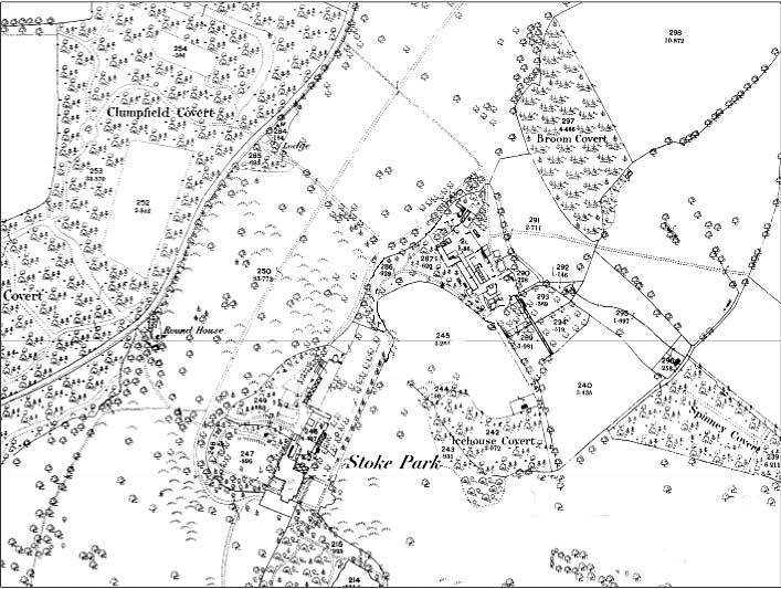 Ipswich Historic Lettering: Stoke Park map