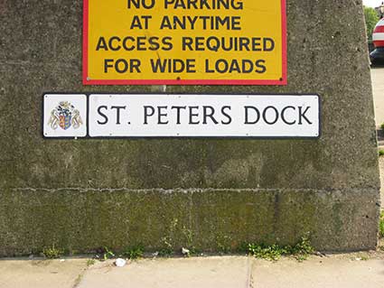 Ipswich Historic Lettering: St PetersDock 3