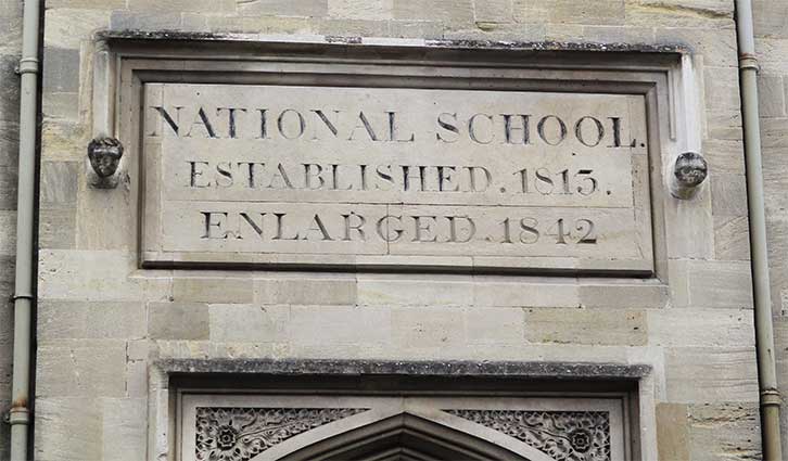 Ipswich Historic Lettering: Tewkesbury National School