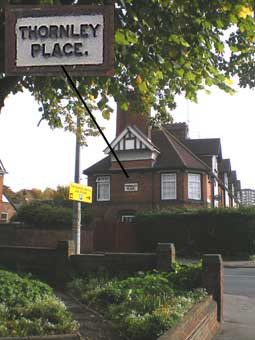 Ipswich Historic Lettering: Thornley Place