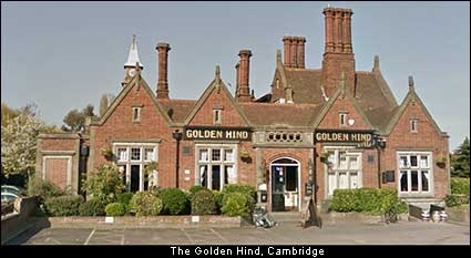 Ipswich Historic Lettering: Tolly Follies: Golden Hind, Cambridge